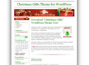 Новогодние и рождественские темы для WordPress